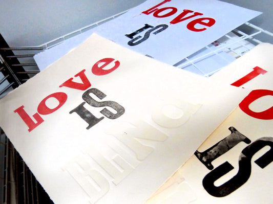 Valentine's Letterpress