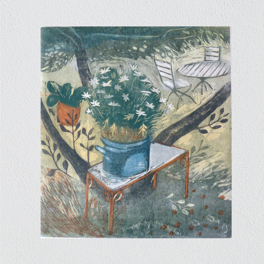 In the Shade in the Garden at Fru Petersen's Cafe