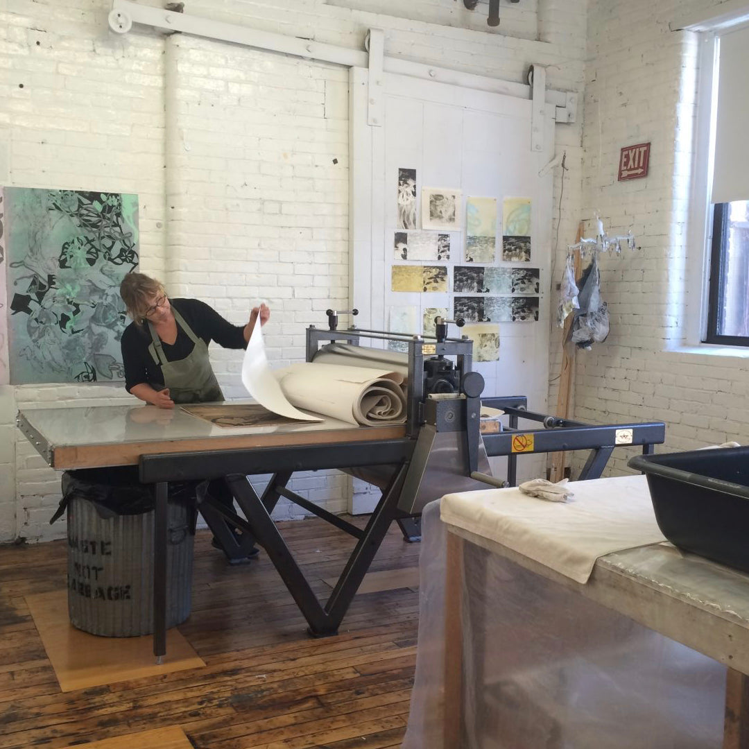 Online visit to Zea Mays Printmaking, Massachusetts, USA