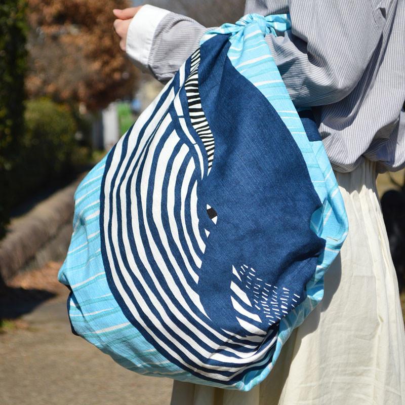 Kata Kata Furoshiki Wrap: Large Double Whale