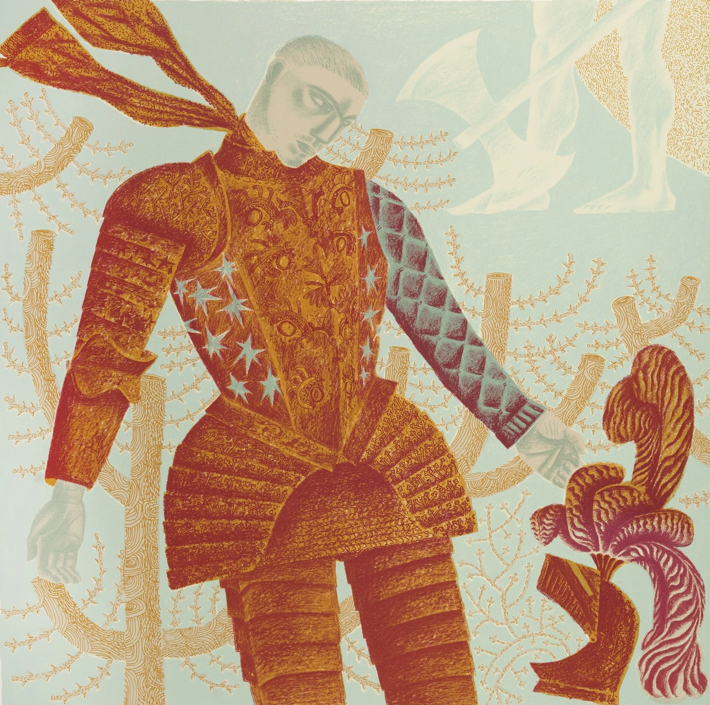 Gawain Staunches the Wound to His Neck