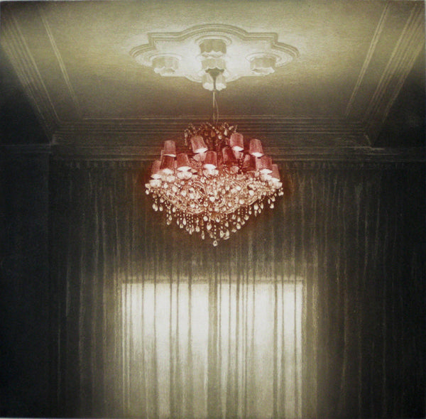 Anja Percival. Etching: Interior Light IV