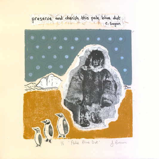 (Pale Blue Dot) Freezing North & South Pole