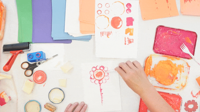 Printing with Household Objects - Making a Print – Northern Print Studio