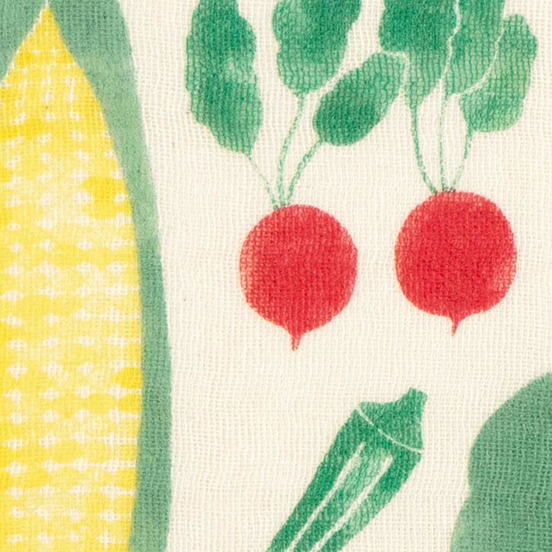 Musubi Organic Furoshiki Cloth / Handkerchief: Vegetable Multi