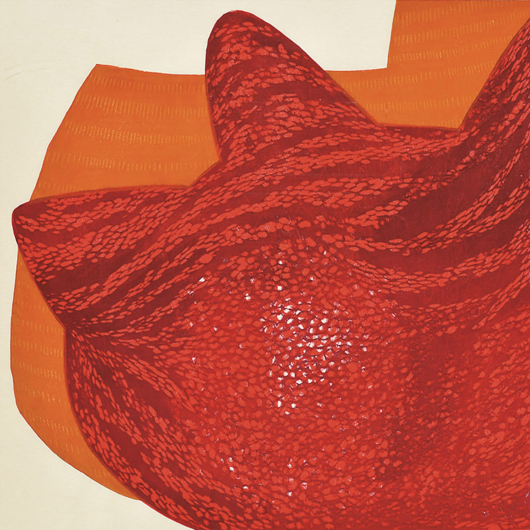 Fusako Yoshikaw, The 96th, Woodcut, 54 x 75cm (detail)