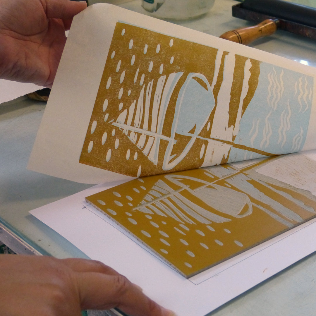 Reduction Linocut Course with Janet Dickson