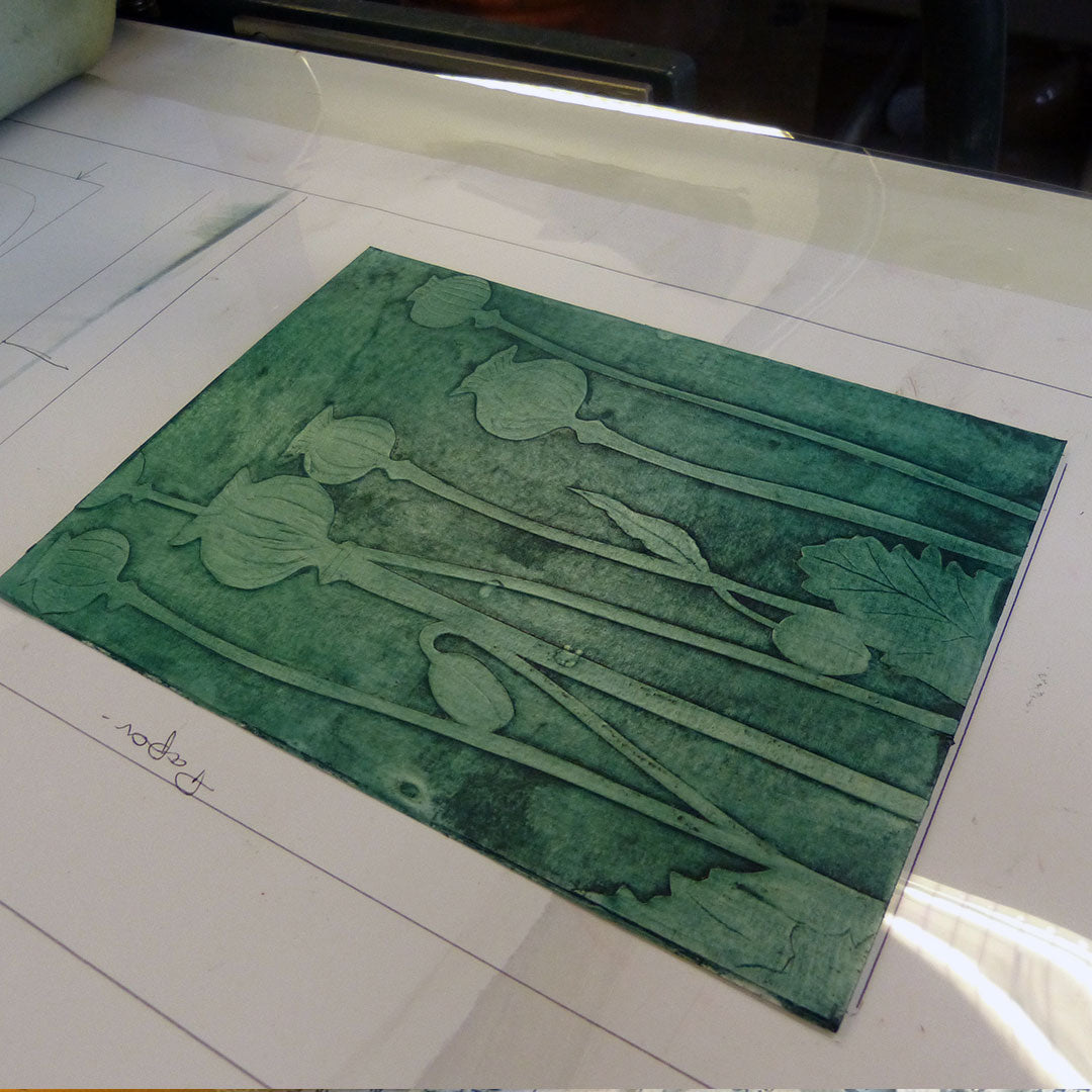 Collagraph: cut technique