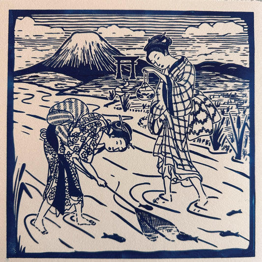 Two Girls Fishing