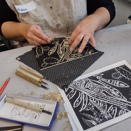 Inky Print Club, Printing Together for 11-15 year olds and Adults