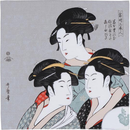 Ukiyo-e: Three Beauties of the Present Day