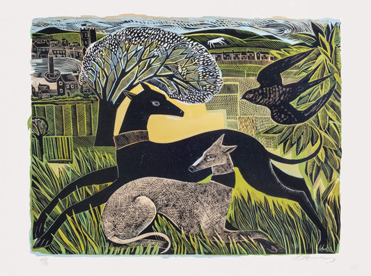 Two Yorkshire Whippets