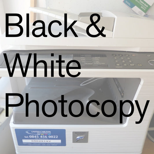Black & White Photocopy