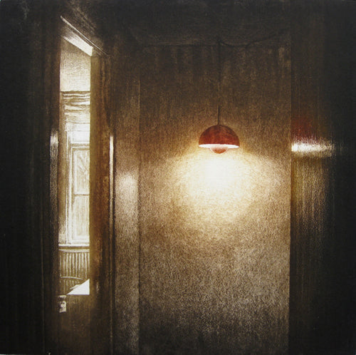 Anja Percival. Etching: Interior Light III